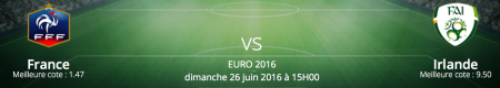 Pronostics France / Irlande